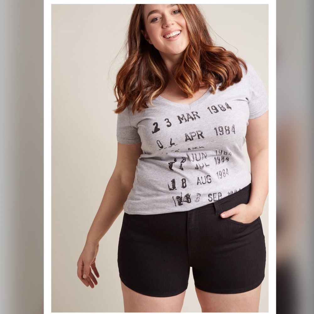 ModCloth High Waisted Denim Shorts